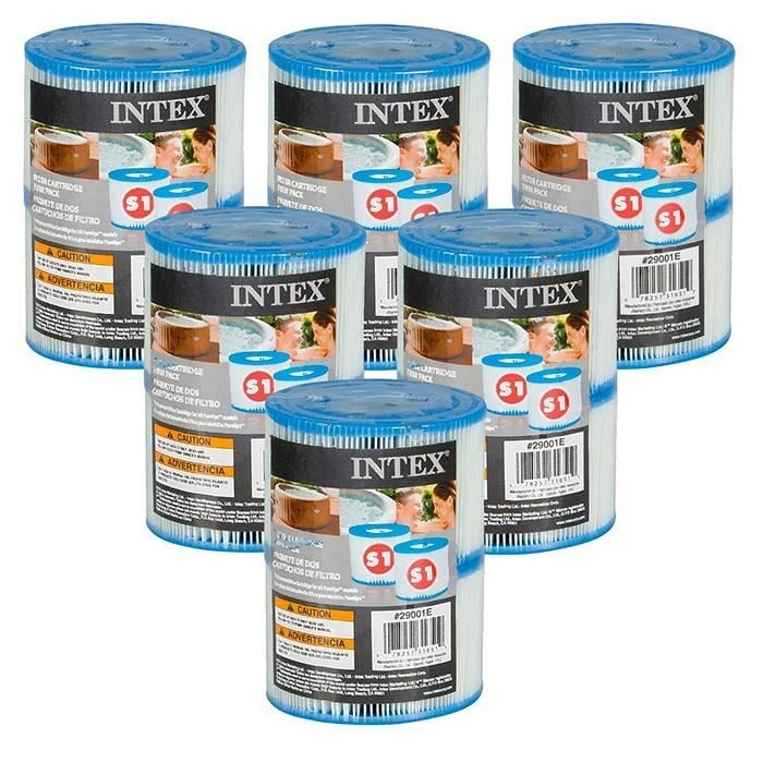 12 Filtres S1 Pour Spa Intex (6 Lots De 2 Filtres)