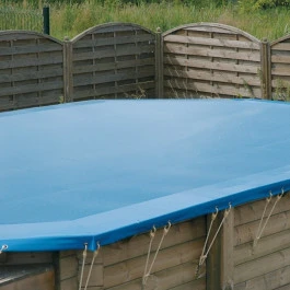 Bâche Hivernage Piscine Octogonale Longue Ubbink 400 X 640 Cm