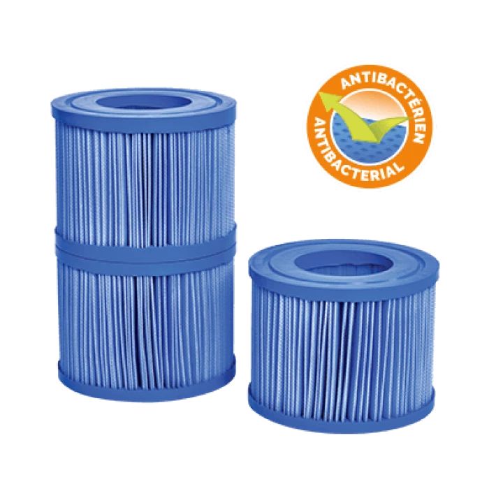 Lot De 3 Cartouches Antibactériennes De Spa Netspa Vita Premium