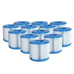 Lot De 12 Cartouches De Filtration Type H Pour Piscines Intex