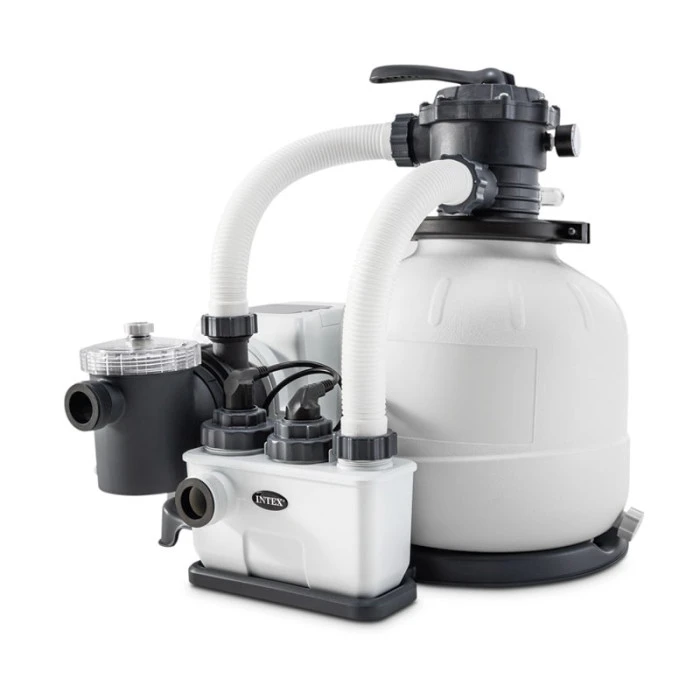 Combiné Filtre à Sable 6 M³/h Et Stérilisateur Intex + OEC