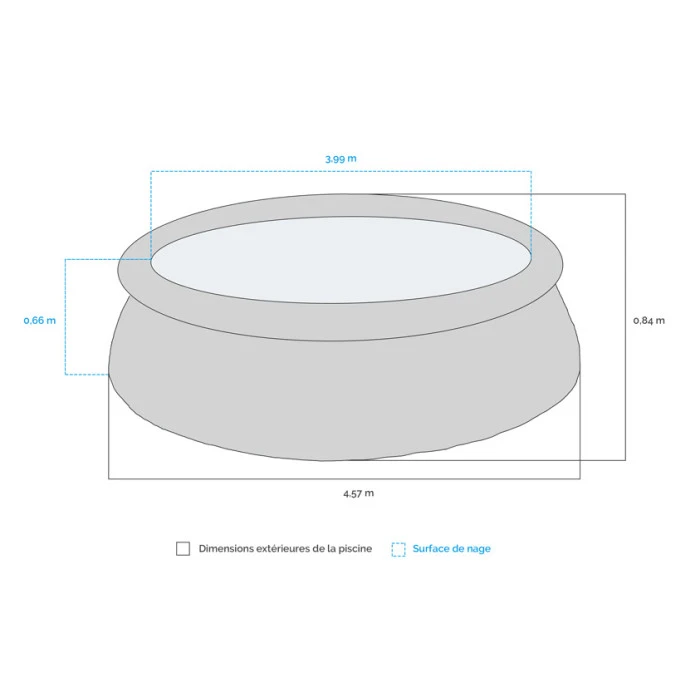 Piscine Autoportante Intex Easy Set 4,57 X 0,84 M – Image 4