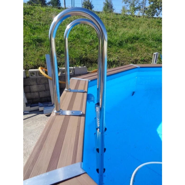 GRE Piscine Ovale Composite Gré - 8,04 X 3,86 X 1,24 M – Image 5