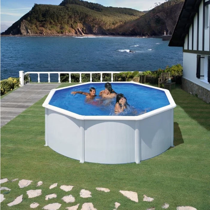 GRE Piscine Ronde Acier Gré Fidji - 3,50 X 1,20 M – Image 2