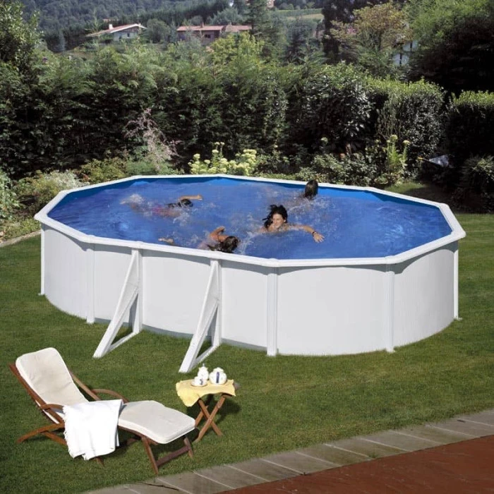 GRE Piscine Ovale Acier Gré Fidji - 5 X 3 X 1,20 M – Image 2