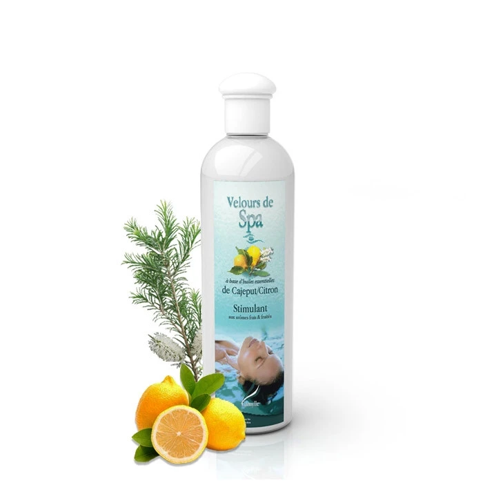 Parfum De Spa à Base D'huiles Essentielles De Cajeput Et De Citron Camylle 250 Ml
