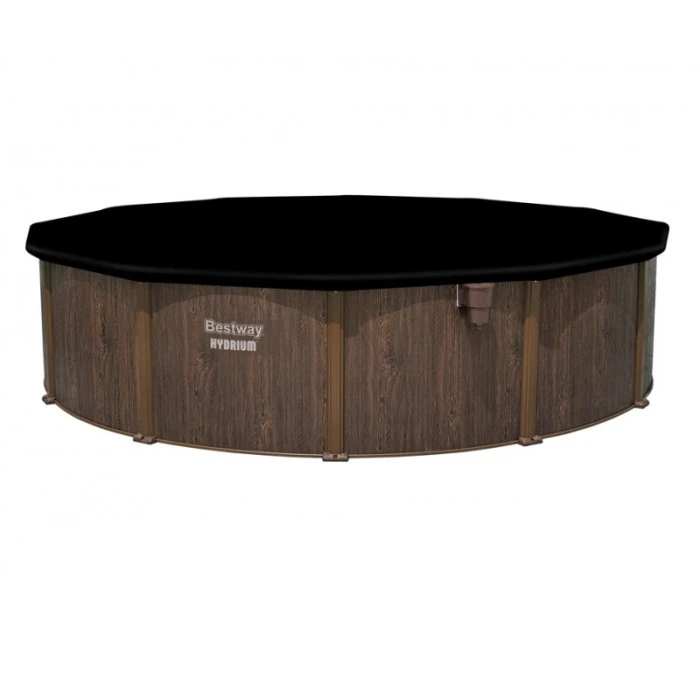 Piscine En Acier Bestway Hydrium Effet Bois Ø 5,50 X H 1,30 M – Image 5