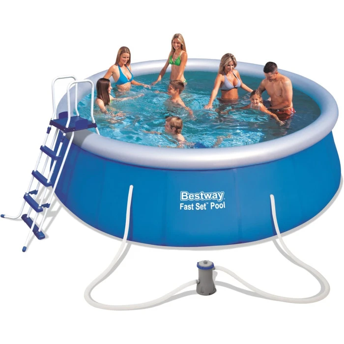 Piscine Autoportée Ronde Bestway Fast Set 4,57 X 1,22 – Image 2