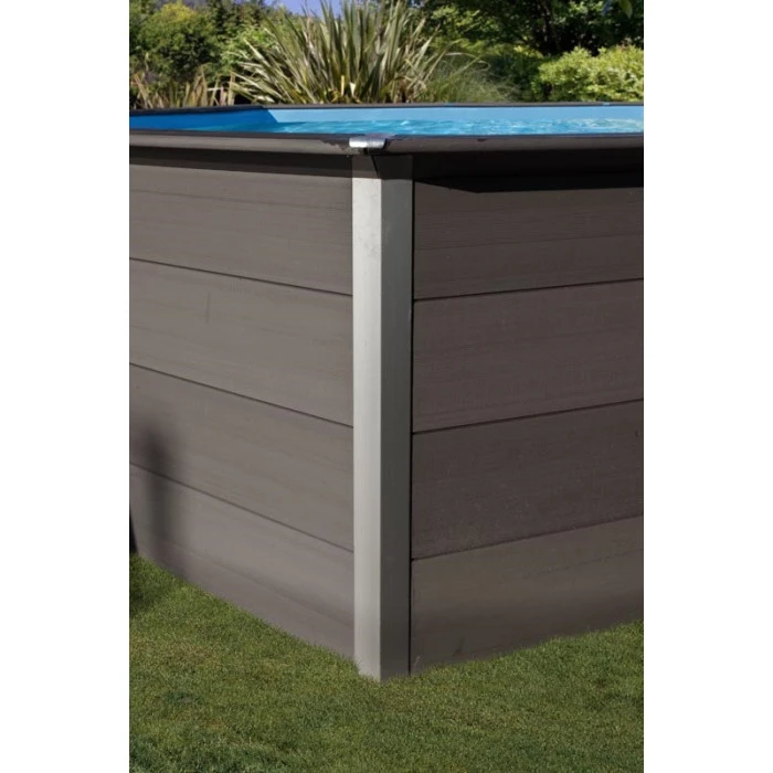GRE Piscine Ovale Composite Gré - 6,64 X 3,86 X 1,24 M – Image 7